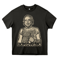Asphalt vintage charles bukowski Heavy Core Tee - linhVisuals