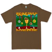 Cacao american football trophy cup and medal tumbler Premium Tee - BundleAndBundleShop