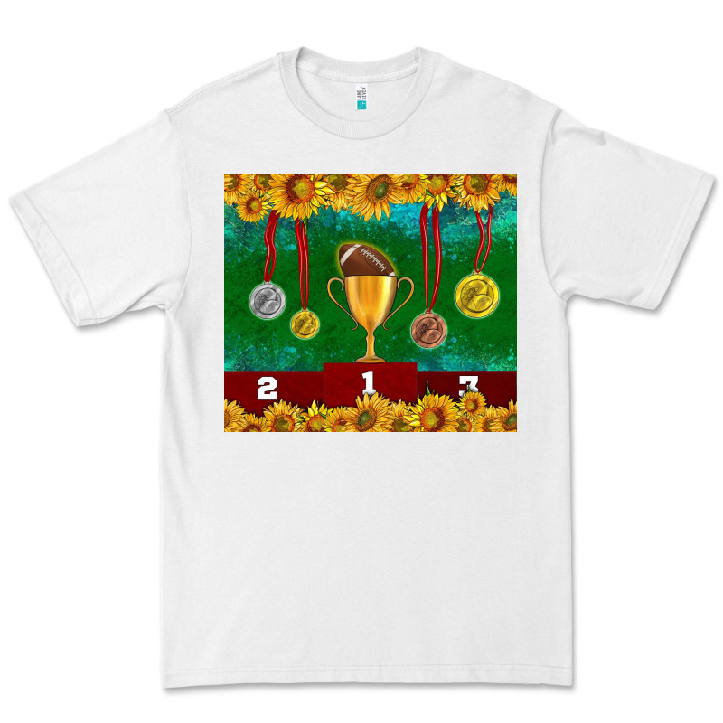 American Football Trophy Cup And Medal Tumbler Premium Tee by BundleAndBundleShop | Teevron