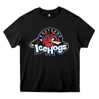 Black Ice-Hogs Heavy Core Tee - linhVisuals