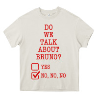 Cream we don’t talk about bruno Heavy Core Tee - linhVisuals