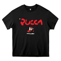 Black pucca and garu Heavy Core Tee - linhVisuals