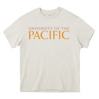 Cream University of the Pacific Heavy Core Tee - linhVisuals