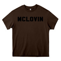 Chocolate Brown mclovin novelty humor Heavy Core Tee - linhVisuals
