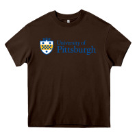 Chocolate Brown University of Pittsburgh Heavy Core Tee - linhVisuals