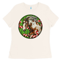 Bone Horse Christmas Ladies Tee - LillyAllenDesigns
