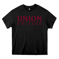 Black union college Heavy Core Tee - linhVisuals