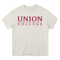Cream union college Heavy Core Tee - linhVisuals