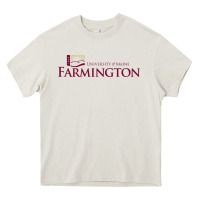 Cream university of maine at farmington Heavy Core Tee - linhVisuals