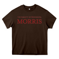 Chocolate Brown university of minnesota morris Heavy Core Tee - linhVisuals