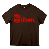 Chocolate Brown wilson the volleyball from castaway Heavy Core Tee - linhVisuals