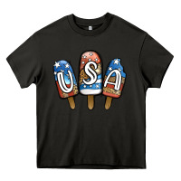 Asphalt USA Patriotic Leopard Popsicles Heavy Core Tee - Jasminsmagicworld