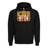 Black fall pigs Zipper Hoodie - Jasminsmagicworld