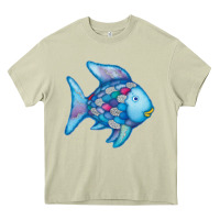 Mossy rainbow fish Heavy Core Tee - linhVisuals