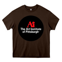 Chocolate Brown Art Institute of Pittsburgh Heavy Core Tee - linhVisuals