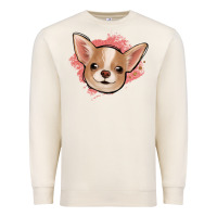 Sandshell chihuahua pink glitter Premium Sweatshirt - Jasminsmagicworld