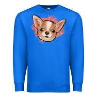 True Royal chihuahua pink glitter Premium Sweatshirt - Jasminsmagicworld