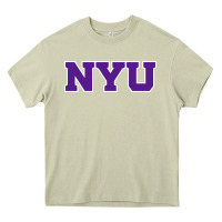 Mossy new york university nyu Heavy Core Tee - linhVisuals