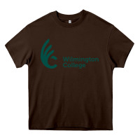 Chocolate Brown wilmington college Heavy Core Tee - linhVisuals