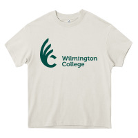 Cream wilmington college Heavy Core Tee - linhVisuals