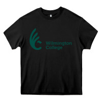 Black wilmington college Heavy Core Tee - linhVisuals