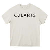 Cream Calarts Heavy Core Tee - linhVisuals