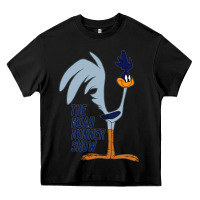 Black The Road Runner Show Heavy Core Tee - linhVisuals
