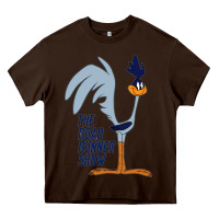 Chocolate Brown The Road Runner Show Heavy Core Tee - linhVisuals