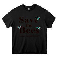 Black save the bees   tyler the creator Heavy Core Tee - linhVisuals