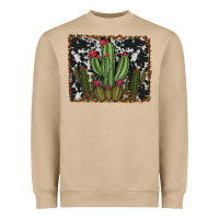 Mushroom aztec cowhide cacti Heavyweight Sweatshirt - RanaPortraitStore
