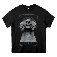 Black hunt showdown anniversary three of skulls black t shirt Heavy Core Tee - linhVisuals