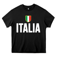 Black italia soccer jersey Heavy Core Tee - linhVisuals