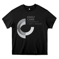 Black emily carr university of art and design Heavy Core Tee - linhVisuals
