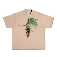 Burro white pine cone Urban Heavy Tee - LillyAllenDesigns