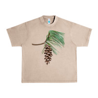 French Oak white pine cone Urban Heavy Tee - LillyAllenDesigns