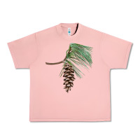 Salmon white pine cone Urban Heavy Tee - LillyAllenDesigns