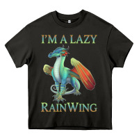 Asphalt Chill Rainwing Dragon Retro Fan Tee Wings of Fire Heavy Core Tee - linhVisuals