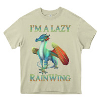 Mossy Chill Rainwing Dragon Retro Fan Tee Wings of Fire Heavy Core Tee - linhVisuals