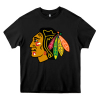 Black the  blackhawks Heavy Core Tee - linhVisuals