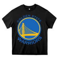 Black Golden state Heavy Core Tee - linhVisuals