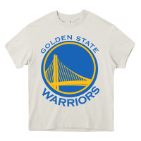 Cream Golden state Heavy Core Tee - linhVisuals