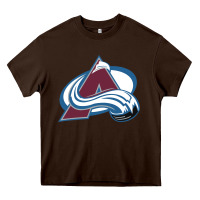 Chocolate Brown the  avalanche Heavy Core Tee - linhVisuals