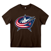 Chocolate Brown the  blue jackets Heavy Core Tee - linhVisuals