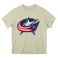 Mossy the  blue jackets Heavy Core Tee - linhVisuals