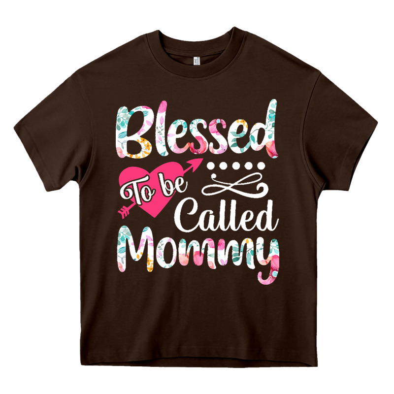 Blessed To Be Called Mommy T  Shirt Blessed To Be Called Mommy Lovely Heavy Core Tee by linhVisuals | Teevron