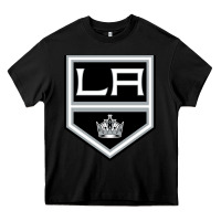 Black the LA kings Heavy Core Tee - linhVisuals