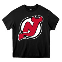 Black the NJ devils Heavy Core Tee - linhVisuals