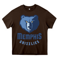 Chocolate Brown memphis Heavy Core Tee - linhVisuals