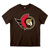 Chocolate Brown the senators Heavy Core Tee - linhVisuals