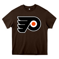 Chocolate Brown the philadelphia Heavy Core Tee - linhVisuals